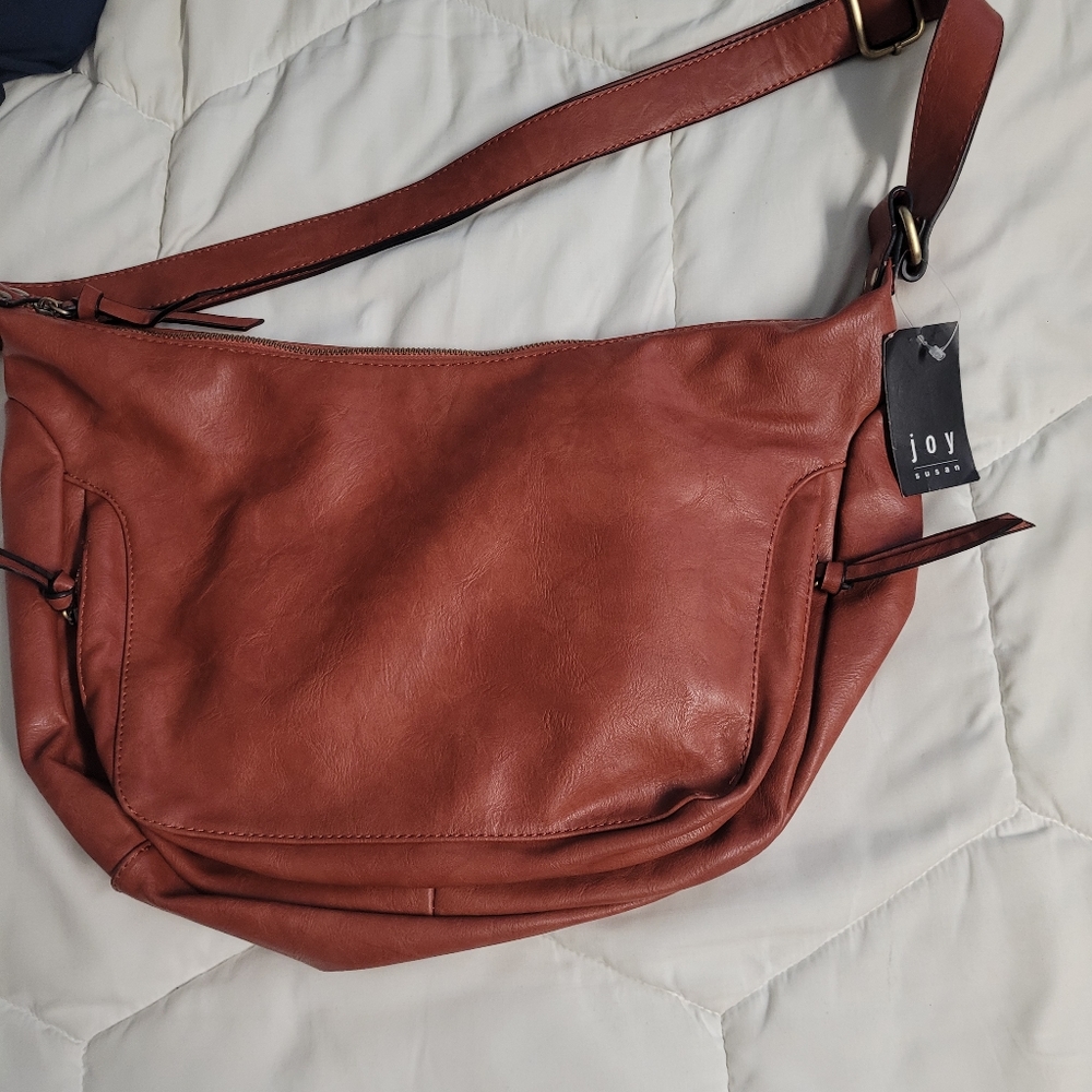 Joy Susan shoulder bag reddish brown
